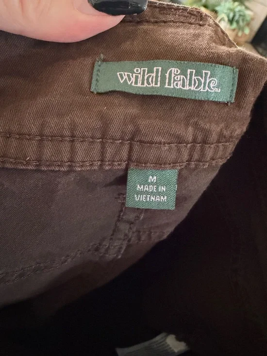 🔘wild fable Chocolate Brown Buckle Cargo Pants - Picture 5 of 6